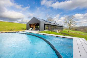 Maison de vacances de luxe pour 8 avec sauna et piscine  Houyet, Ardenne
