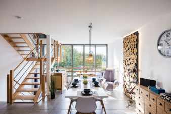 Maison de vacances confortable et moderne  Malmedy pour 6 personnes avec barbecue et jardin