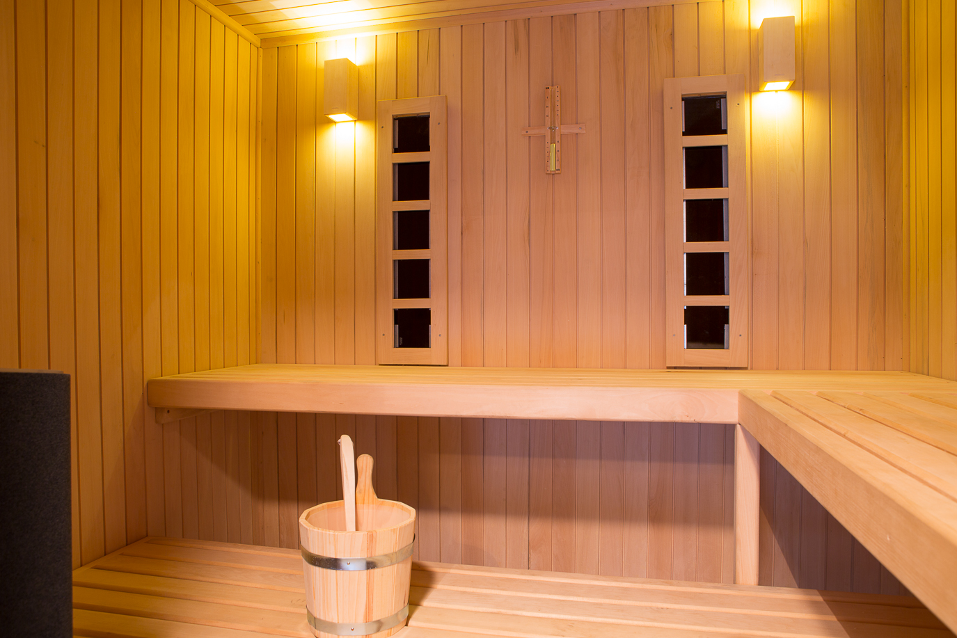 la maison de vacances dispose d'un sauna pour le plaisir des vacanciers