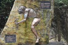 Eddy Merckx standbeeld Stavelot