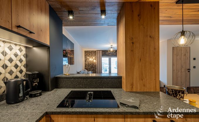 Appartement de luxe  Amel : sjour romantique pour 4 personnes avec sauna et jacuzzi en Ardenne