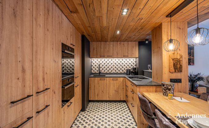 Appartement de luxe  Amel : sjour romantique pour 4 personnes avec sauna et jacuzzi en Ardenne