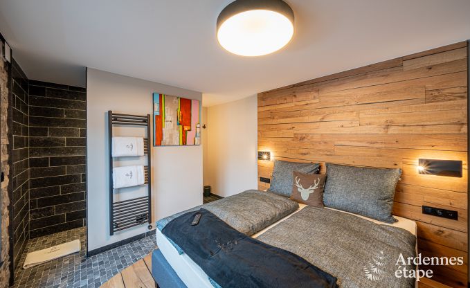 Appartement de luxe  Amel : sjour romantique pour 4 personnes avec sauna et jacuzzi en Ardenne