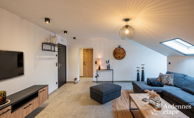 Appartement de luxe  Amel : sjour romantique pour 4 personnes avec sauna et jacuzzi en Ardenne