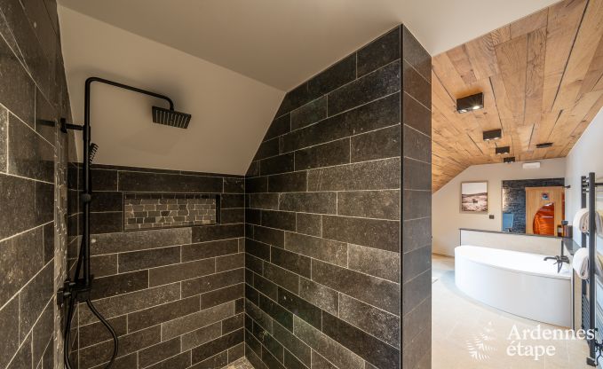 Appartement de luxe  Amel : sjour romantique pour 4 personnes avec sauna et jacuzzi en Ardenne