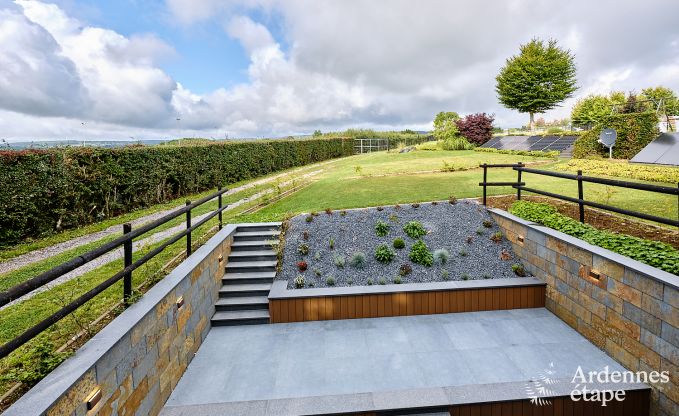 Maison de vacances moderne pour 10 personnes  Amel avec 4 chambres, 5 salles de bains, sauna, salle de fitness, salle de jeux et jardin priv