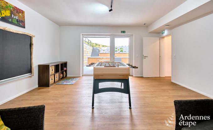 Maison de vacances moderne pour 10 personnes  Amel avec 4 chambres, 5 salles de bains, sauna, salle de fitness, salle de jeux et jardin priv