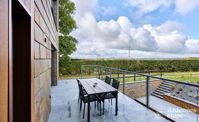 Maison de vacances moderne pour 10 personnes  Amel avec 4 chambres, 5 salles de bains, sauna, salle de fitness, salle de jeux et jardin priv