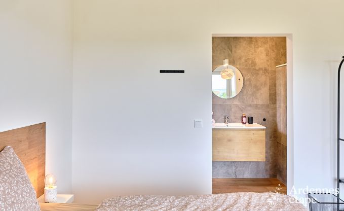 Maison de vacances moderne pour 10 personnes  Amel avec 4 chambres, 5 salles de bains, sauna, salle de fitness, salle de jeux et jardin priv