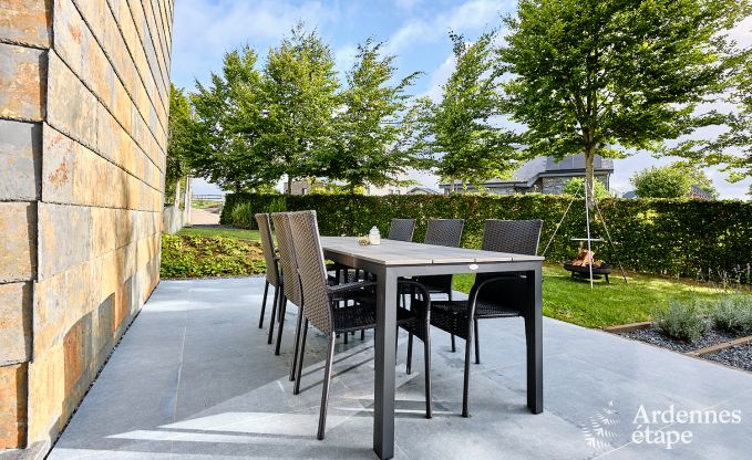 Maison de vacances moderne pour 10 personnes  Amel avec 4 chambres, 5 salles de bains, sauna, salle de fitness, salle de jeux et jardin priv