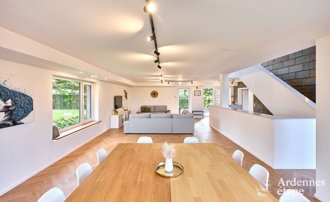 Maison de vacances moderne pour 10 personnes  Amel avec 4 chambres, 5 salles de bains, sauna, salle de fitness, salle de jeux et jardin priv