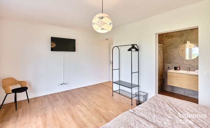 Maison de vacances moderne pour 10 personnes  Amel avec 4 chambres, 5 salles de bains, sauna, salle de fitness, salle de jeux et jardin priv