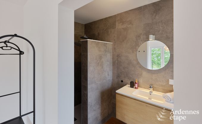 Maison de vacances moderne pour 10 personnes  Amel avec 4 chambres, 5 salles de bains, sauna, salle de fitness, salle de jeux et jardin priv