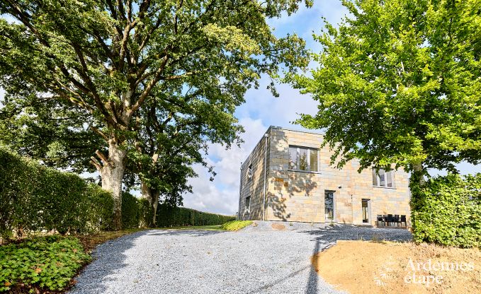 Maison de vacances moderne pour 10 personnes  Amel avec 4 chambres, 5 salles de bains, sauna, salle de fitness, salle de jeux et jardin priv