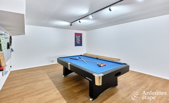 Maison de vacances moderne pour 10 personnes  Amel avec 4 chambres, 5 salles de bains, sauna, salle de fitness, salle de jeux et jardin priv