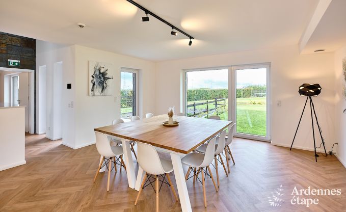 Maison de vacances moderne pour 10 personnes  Amel avec 4 chambres, 5 salles de bains, sauna, salle de fitness, salle de jeux et jardin priv