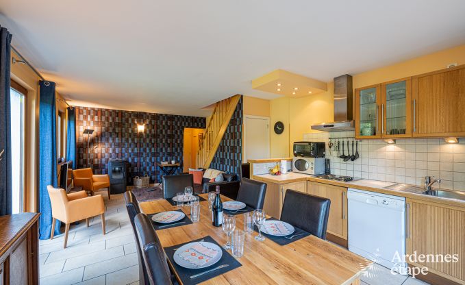 Chalet confortable pour 5 personnes  Aywaille avec 2 chambres, terrasse prive et jardin