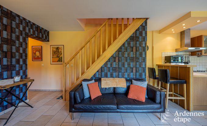 Chalet confortable pour 5 personnes  Aywaille avec 2 chambres, terrasse prive et jardin