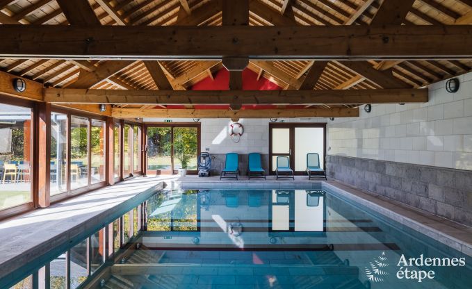 Villa de luxe avec piscine intrieure  Bastogne pour 24 personnes