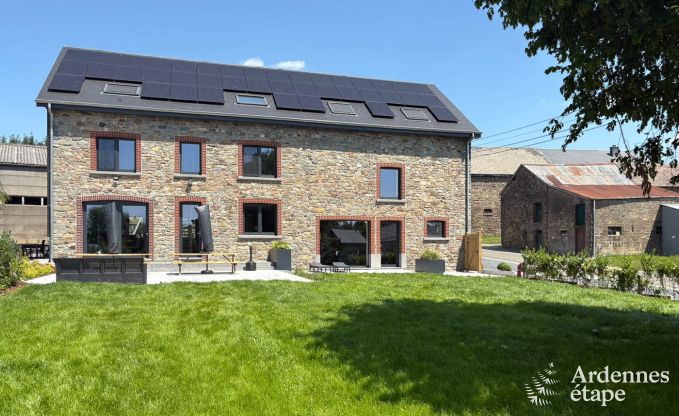 Maison de vacances � Bastogne : logement spacieux pour 14 personnes avec 6 chambres et salle de jeux