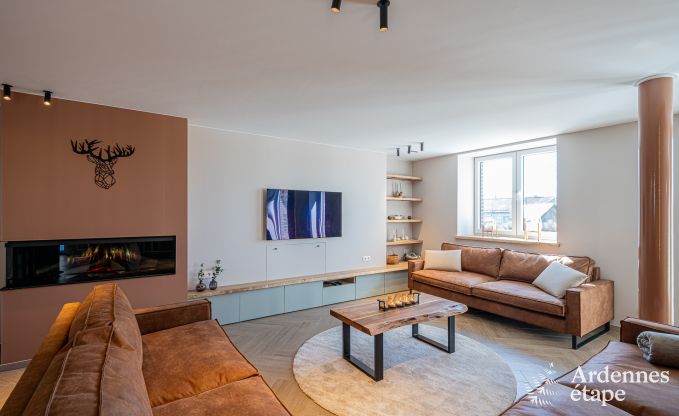 Maison de vacances � Bastogne : logement spacieux pour 14 personnes avec 6 chambres et salle de jeux