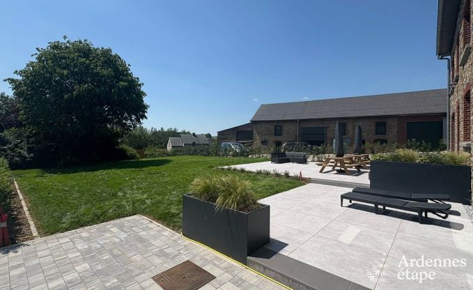 Maison de vacances � Bastogne : logement spacieux pour 14 personnes avec 6 chambres et salle de jeux