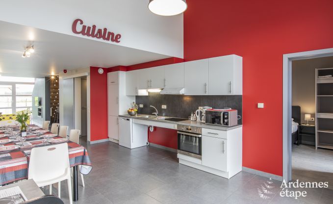 Maison de vacances � Bastogne pour 10 personnes en Ardenne