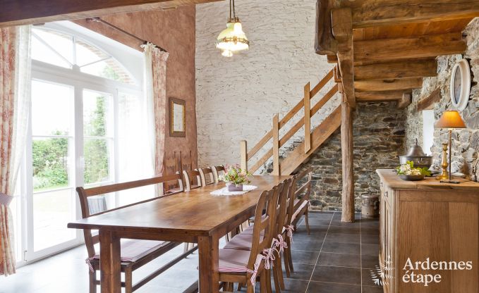 Typique maison de vacances 15 personnes avec sauna à Bertrix en Ardenne