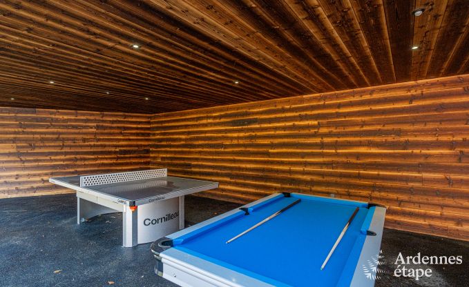 Chalet de luxe � Brognon pour 20 personnes avec piscine ext�rieure chauff�e, jacuzzi ext�rieur et sauna au bord du lac