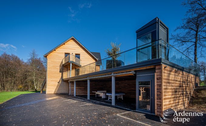 Chalet de luxe � Brognon pour 20 personnes avec piscine ext�rieure chauff�e, jacuzzi ext�rieur et sauna au bord du lac