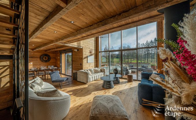 Chalet de luxe � Brognon pour 20 personnes avec piscine ext�rieure chauff�e, jacuzzi ext�rieur et sauna au bord du lac