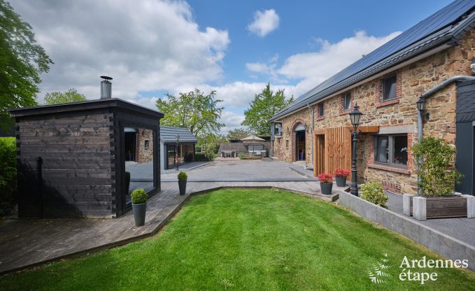 Grande fermette � B�llingen pour 13 personnes avec piscine int�rieure, sauna et jacuzzi