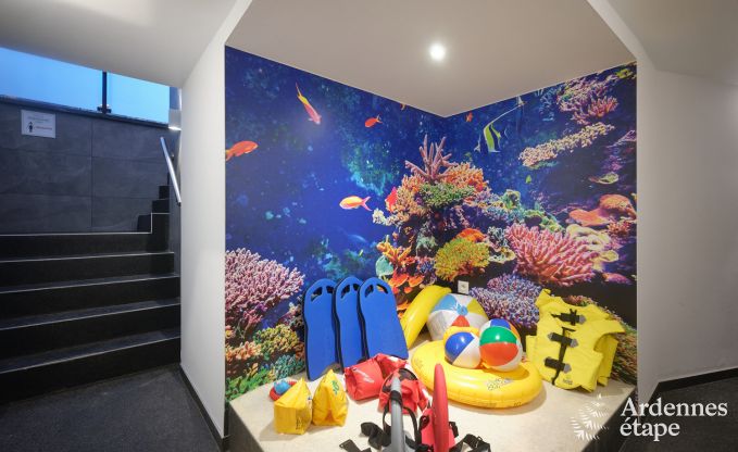 Grande fermette � B�llingen pour 13 personnes avec piscine int�rieure, sauna et jacuzzi