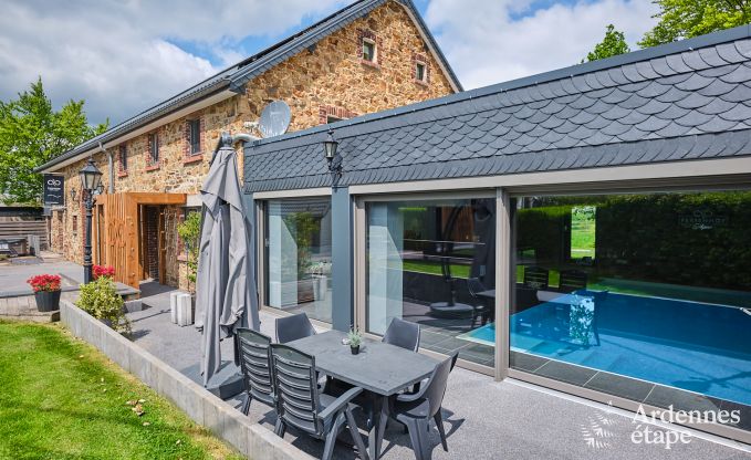 Grande fermette � B�llingen pour 13 personnes avec piscine int�rieure, sauna et jacuzzi