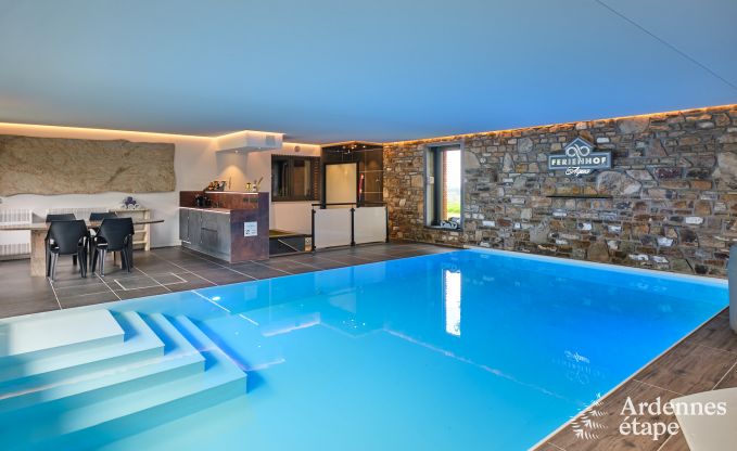 Grande fermette � B�llingen pour 13 personnes avec piscine int�rieure, sauna et jacuzzi