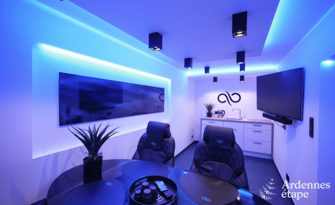 Grande fermette � B�llingen pour 13 personnes avec piscine int�rieure, sauna et jacuzzi