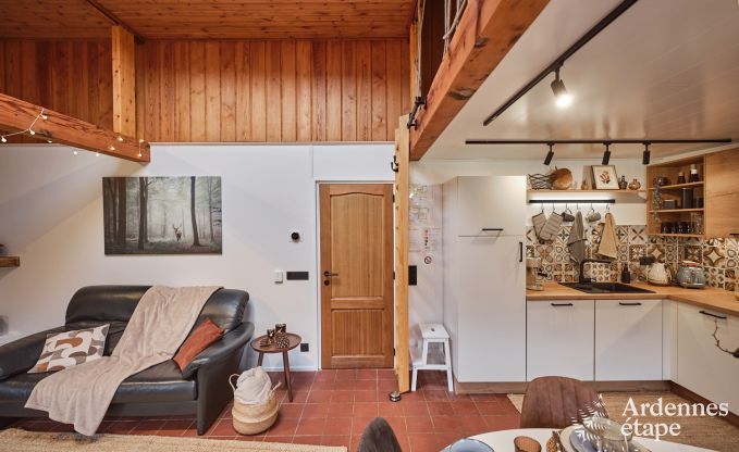 Chalet convivial  Burg-Reuland : maison de vacances parfaite pour 6 personnes avec sauna et jardin priv dans les Cantons de l'Est