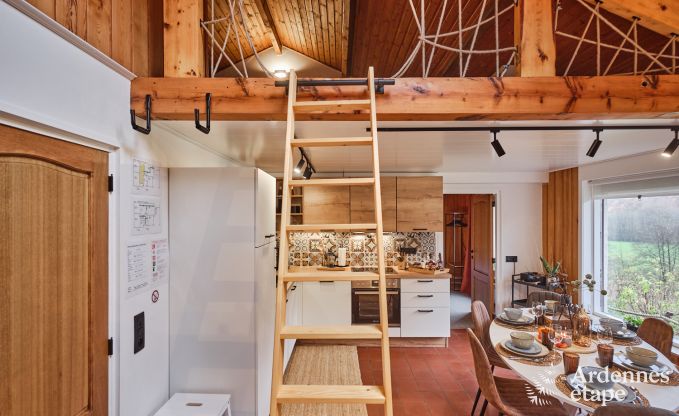 Chalet convivial  Burg-Reuland : maison de vacances parfaite pour 6 personnes avec sauna et jardin priv dans les Cantons de l'Est