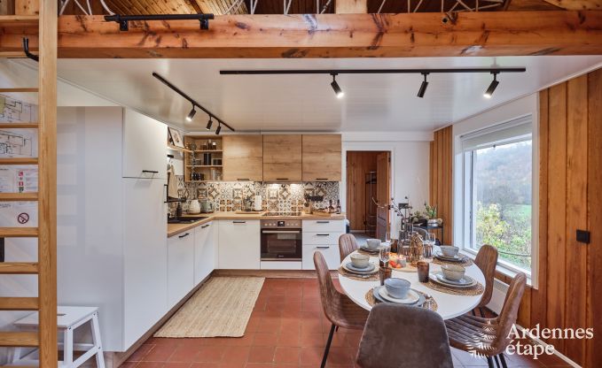 Chalet convivial  Burg-Reuland : maison de vacances parfaite pour 6 personnes avec sauna et jardin priv dans les Cantons de l'Est