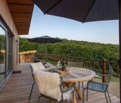 Chalet avec vue exceptionnelle à Butgenbach pour 2 personnes en Ardenne