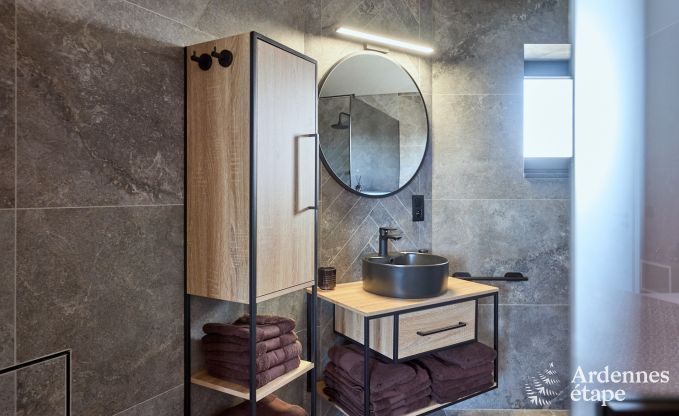 Maison de vacances de luxe  Butgenbach : chteau d'eau avec sauna, jacuzzi et vue panoramique pour 6 personnes