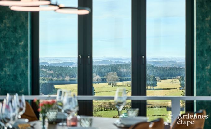 Maison de vacances de luxe  Butgenbach : chteau d'eau avec sauna, jacuzzi et vue panoramique pour 6 personnes
