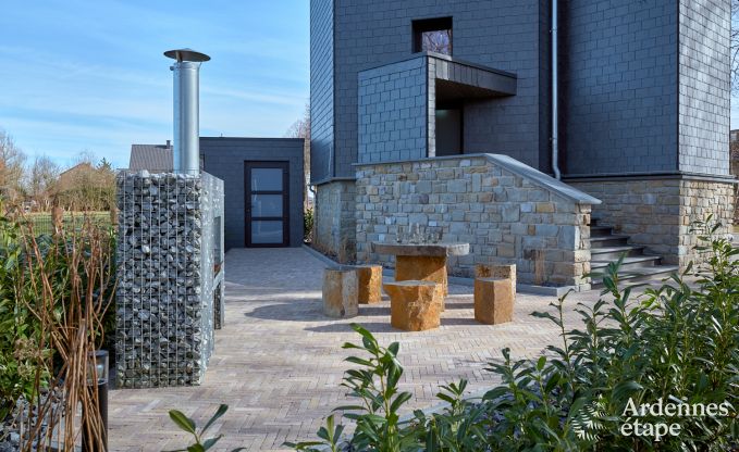 Maison de vacances de luxe  Butgenbach : chteau d'eau avec sauna, jacuzzi et vue panoramique pour 6 personnes