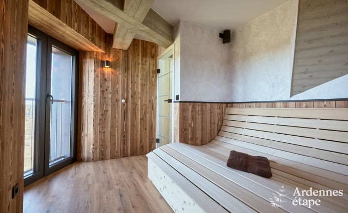Maison de vacances de luxe  Butgenbach : chteau d'eau avec sauna, jacuzzi et vue panoramique pour 6 personnes