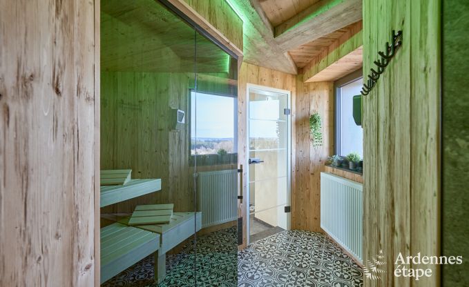Maison de vacances de luxe  Butgenbach : chteau d'eau avec sauna, jacuzzi et vue panoramique pour 6 personnes