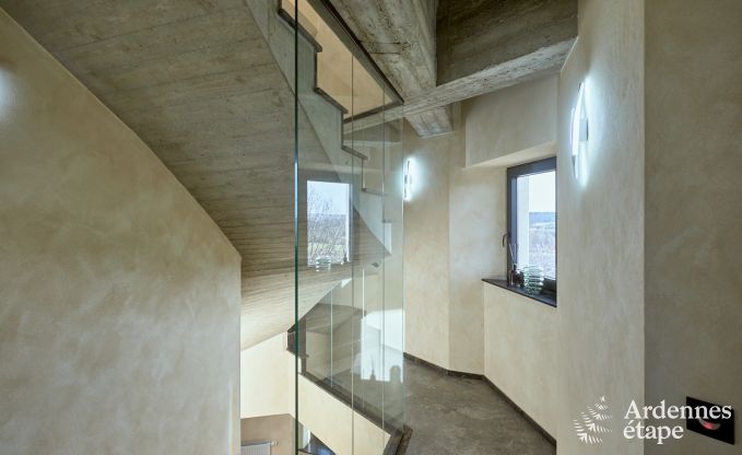 Maison de vacances de luxe  Butgenbach : chteau d'eau avec sauna, jacuzzi et vue panoramique pour 6 personnes