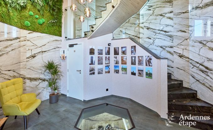 Maison de vacances de luxe  Butgenbach : chteau d'eau avec sauna, jacuzzi et vue panoramique pour 6 personnes