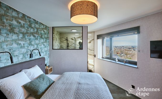 Maison de vacances de luxe  Butgenbach : chteau d'eau avec sauna, jacuzzi et vue panoramique pour 6 personnes