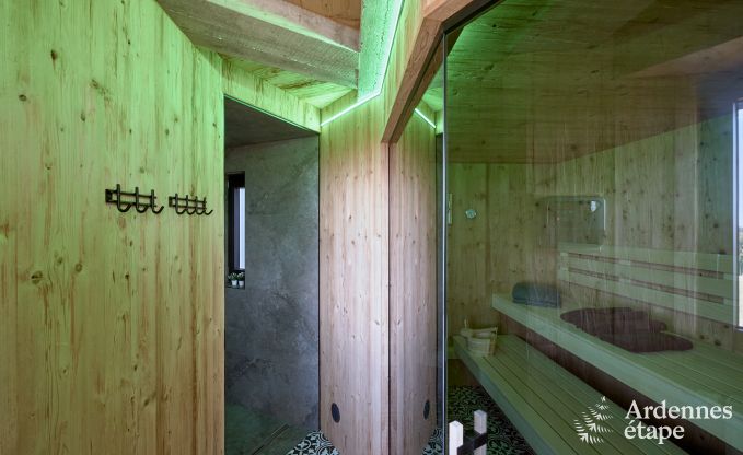 Maison de vacances de luxe � Butgenbach : ch�teau d'eau avec sauna, jacuzzi et vue panoramique pour 6 personnes