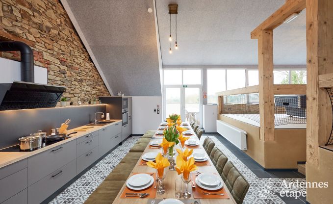 Maison de vacances pour 14/16 personnes, adapt�e aux v�los et chiens admis � Butgenbach, Hautes Fagnes